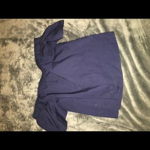 Navy off the shoulder too